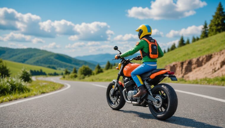 AIで作成した小型バイクの画像