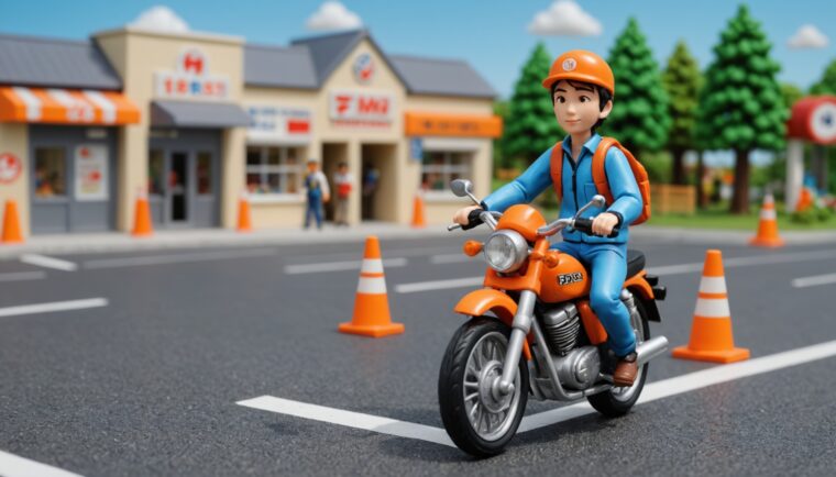AIで作成した小型バイクの画像