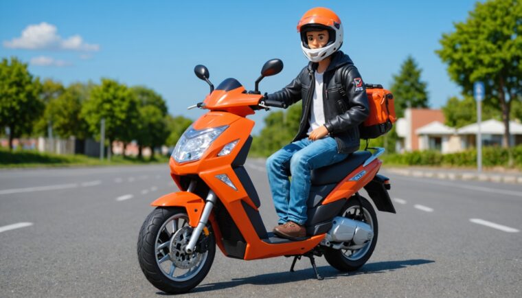 AIで作成した小型バイクの画像