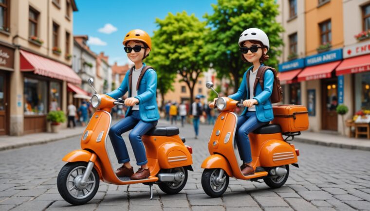 AIで作成した小型バイクの画像