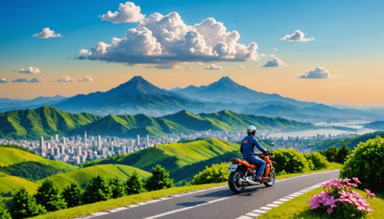 AIで作成した小型バイクの画像