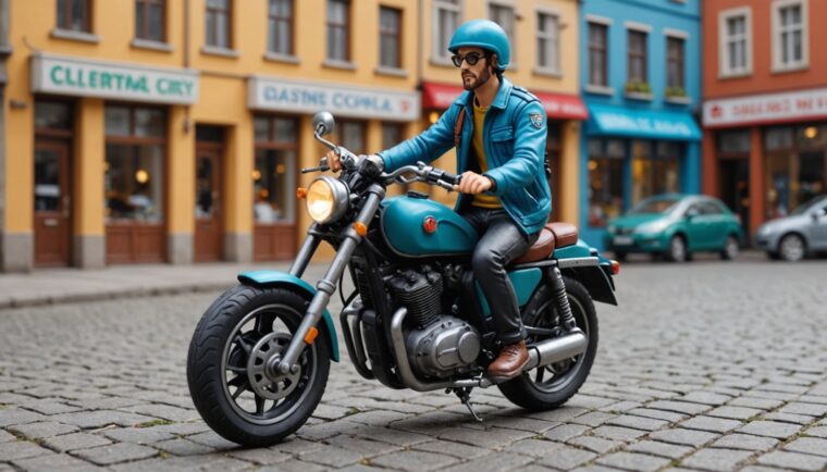 AIで作成した小型バイクの画像