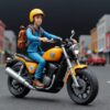 AIで作成した小型バイクの画像