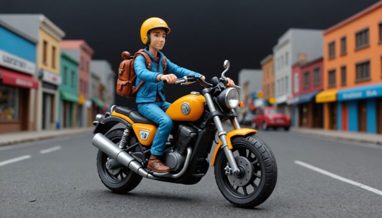 AIで作成した小型バイクの画像