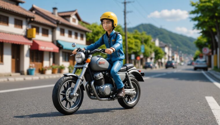 AIで作成した小型バイクの画像