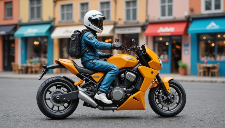 AIで作成した小型バイクの画像