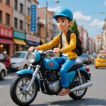 AIで作成した小型バイクの画像