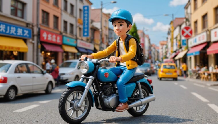 AIで作成した小型バイクの画像