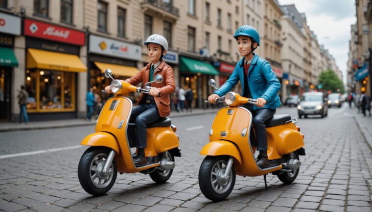 AIで作成した小型バイクの画像