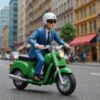 AIで作成した小型バイクの画像