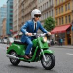 AIで作成した小型バイクの画像