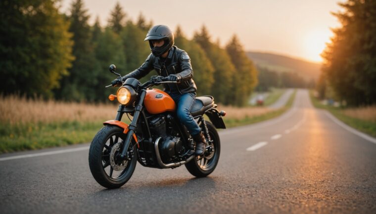 AIで作成した小型バイクの画像