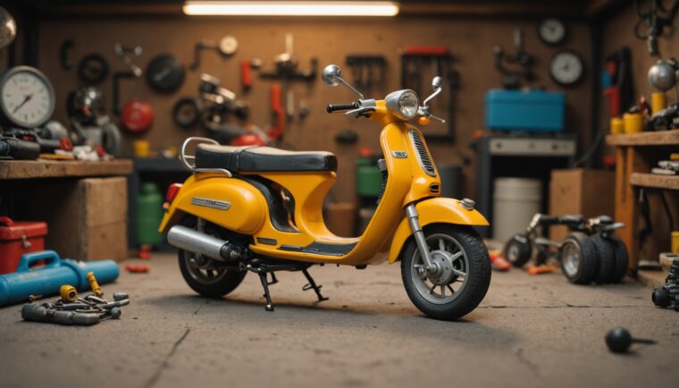 AIで作成した小型バイクの画像