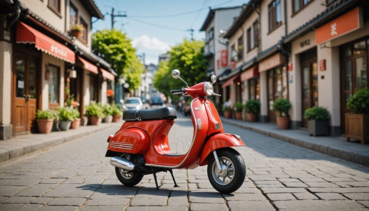 AIで作成した小型バイクの画像