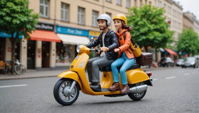 AIで作成した小型バイクの画像