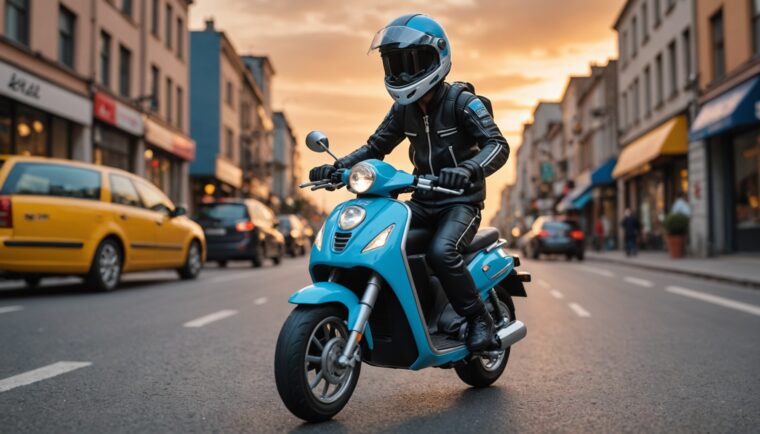 AIで作成した小型バイクの画像