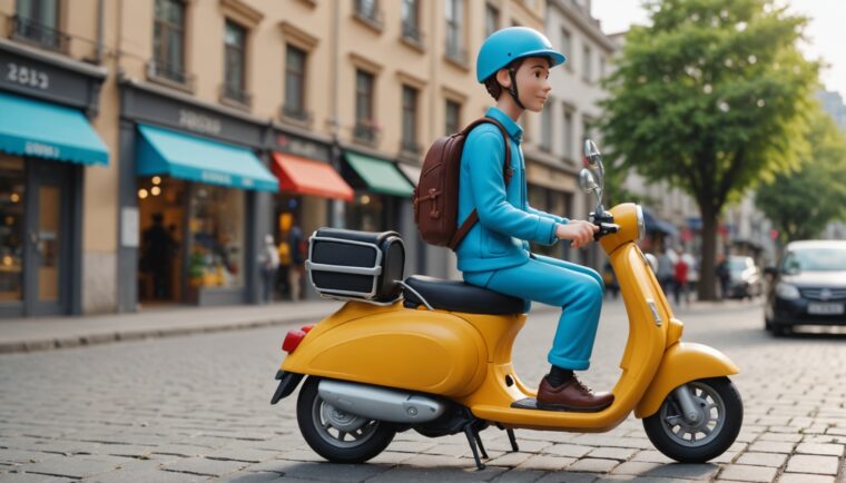 AIで作成した小型バイクの画像