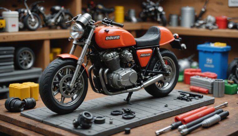 AIで作成した小型バイクの画像