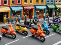 AIで作成した小型バイクの画像