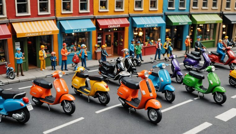 AIで作成した小型バイクの画像