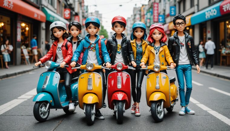 AIで作成した小型バイクの画像