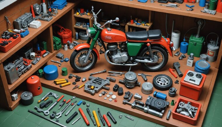 AIで作成した小型バイクの画像