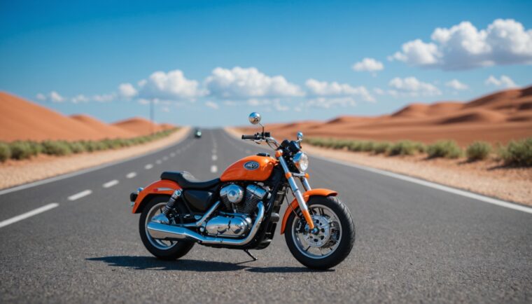 AIで作成した小型バイクの画像